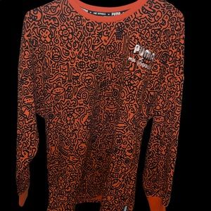 Puma Mr. Doodle crew neck sweatshirt size Medium